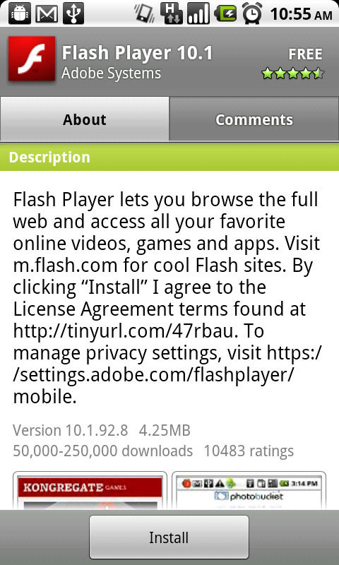 Adobe Flash Player 截图2